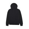 FOX BLUZA Z KAPTUREM WORDMARK OVER FLEECE PO BLACK